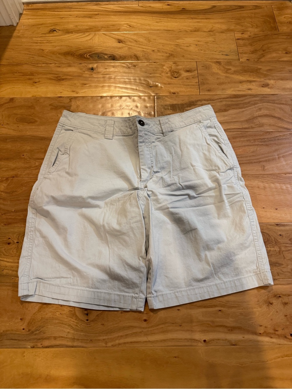 Light Gray Men’s Casual Cotton Shorts
